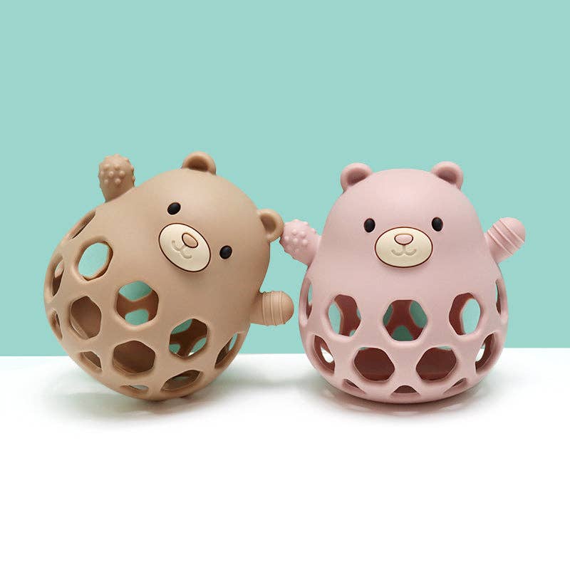 Bear silicone sensory ball — view 4