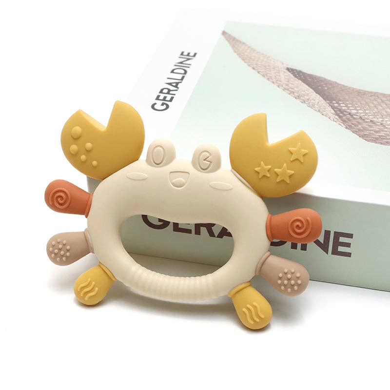 Crab silicone teething ring — view 3
