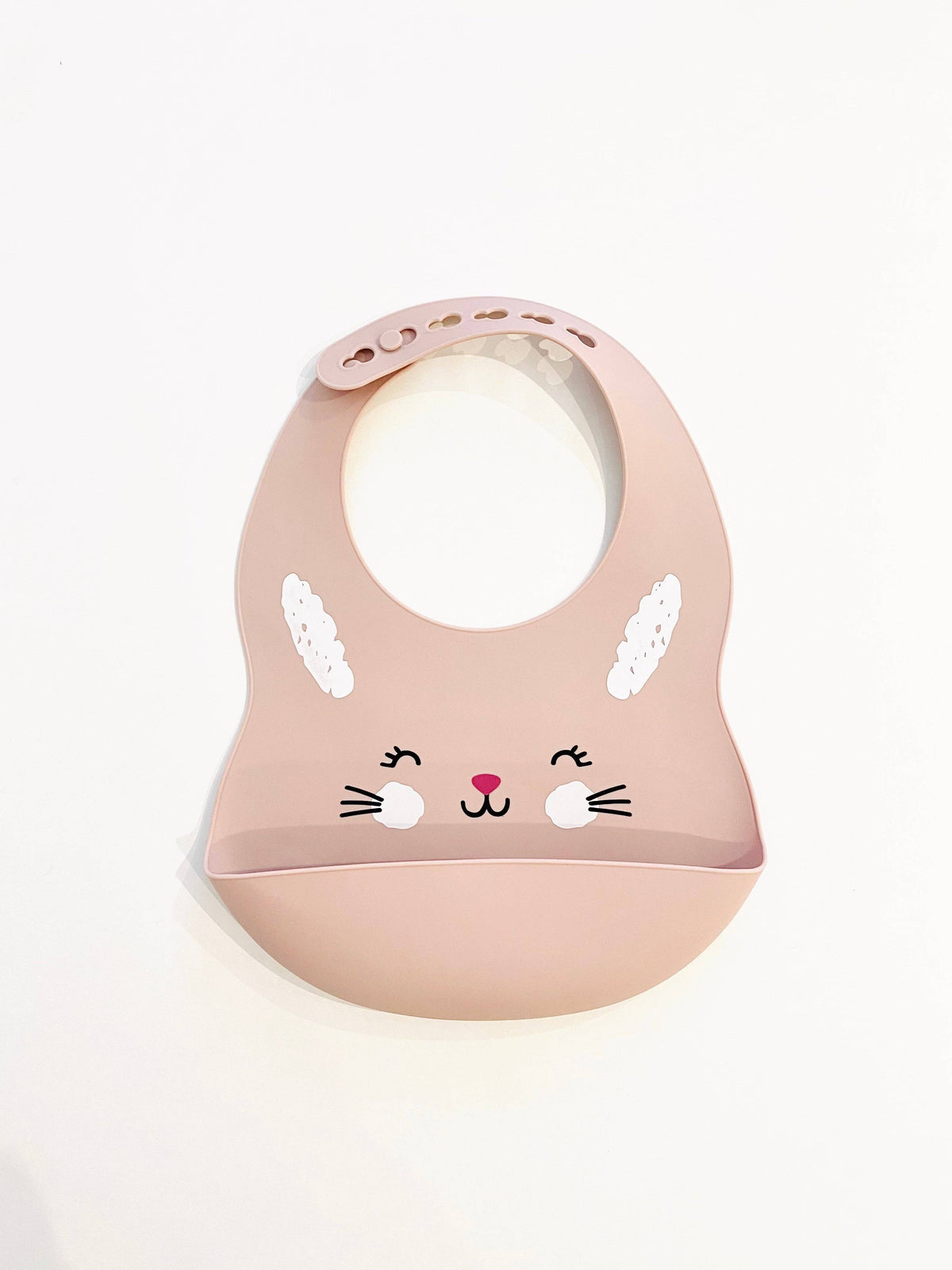 Animal print baby bib