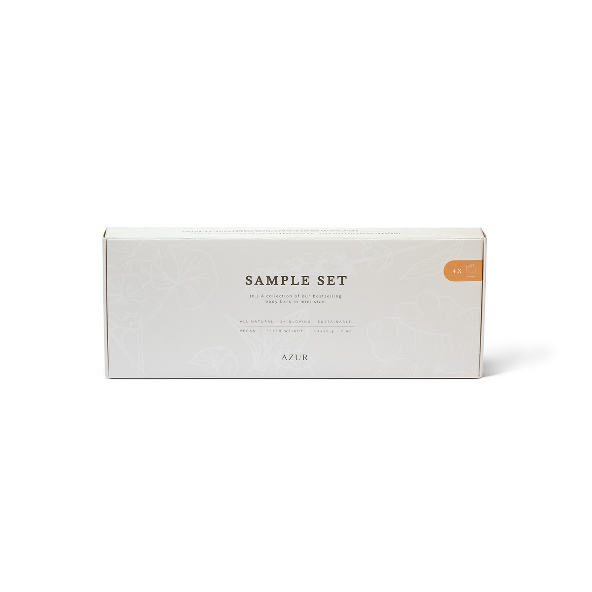 Natural body bar sample set — view 4