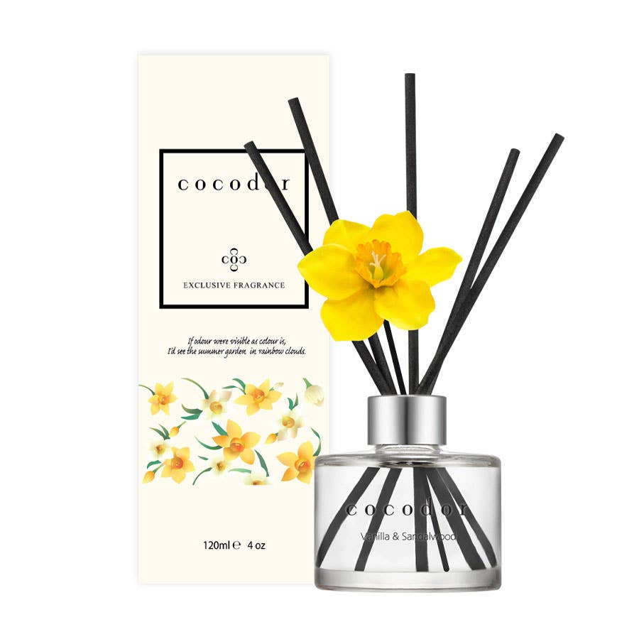 Vanilla and sandalwood reed diffuser — view 2