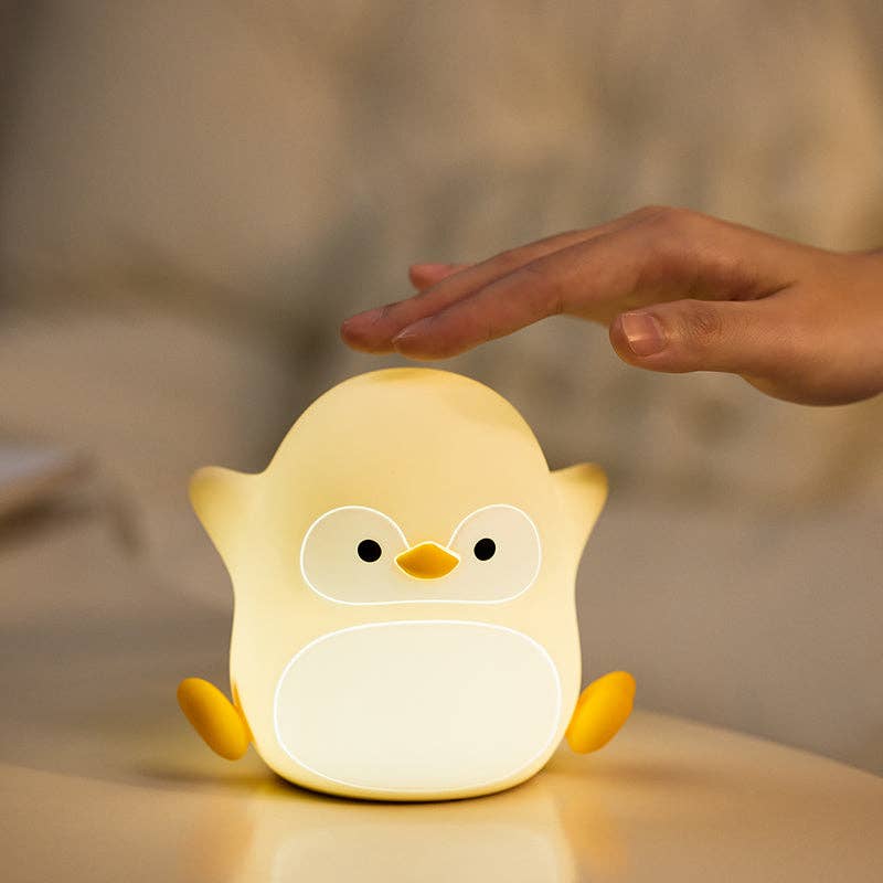 Penguin silicone night light
