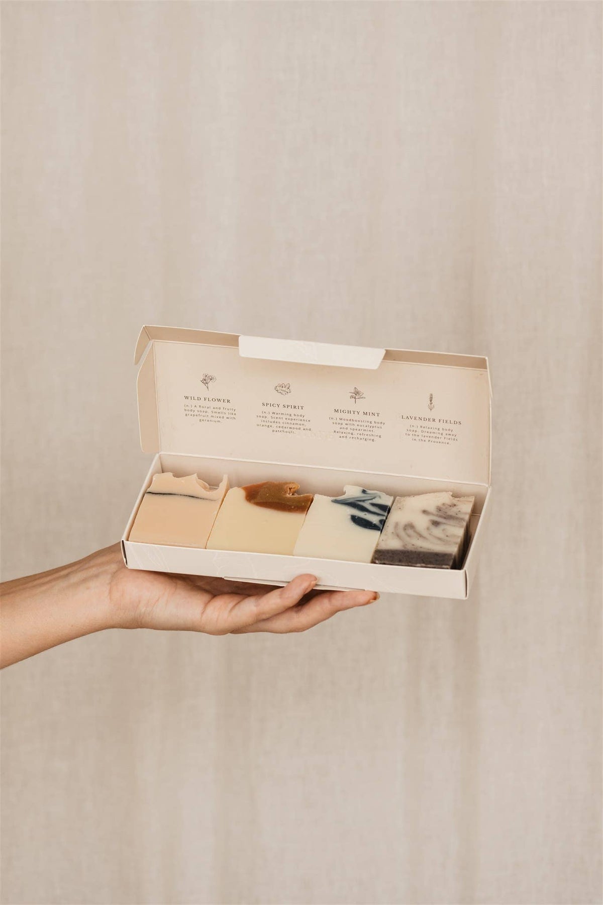 Natural body bar sample set — view 2